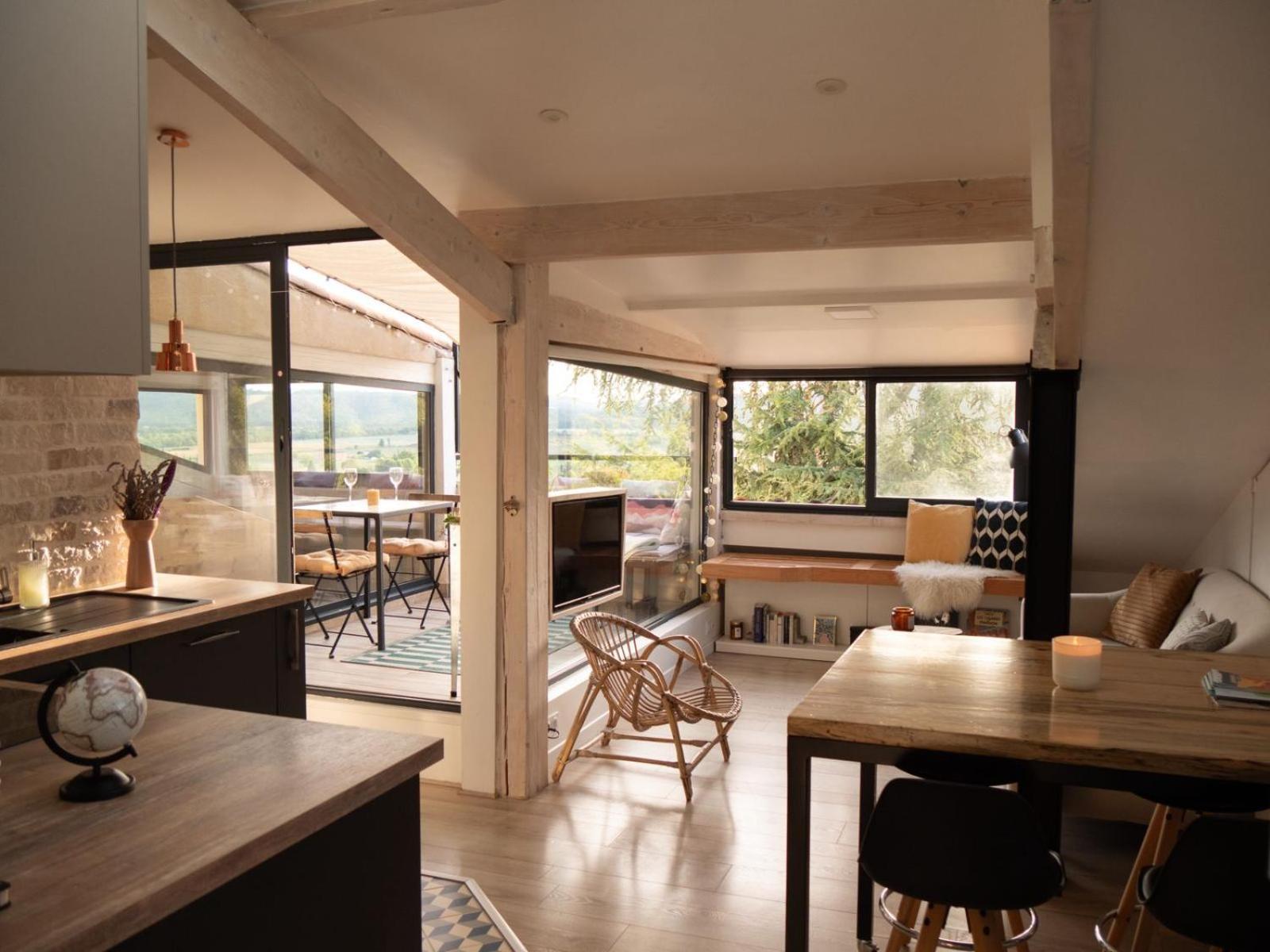 Appartement sur les toits, très jolie vue Provence Gréoux-les-Bains Esterno foto