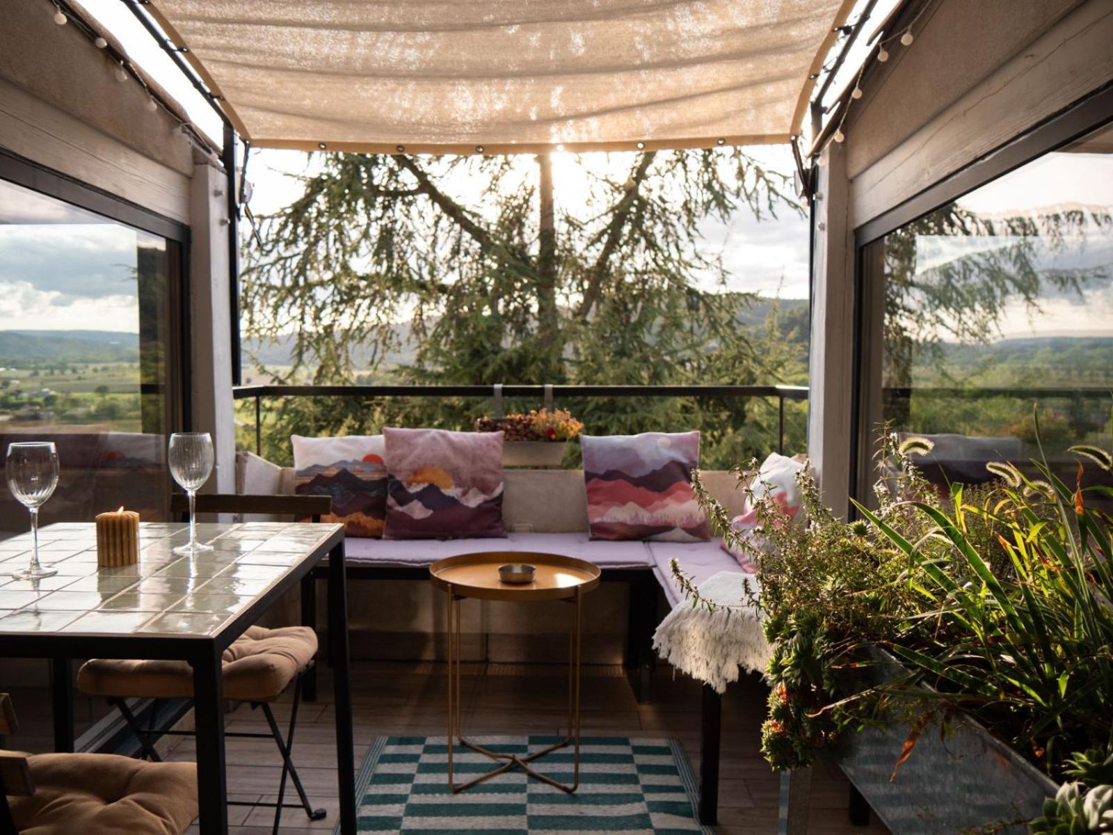 Appartement sur les toits, très jolie vue Provence Gréoux-les-Bains Esterno foto
